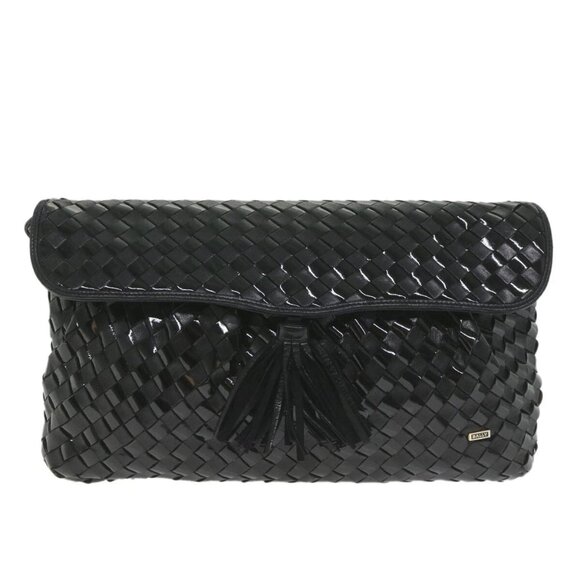 BALLY Shoulder Bag Leather Black Auth bs9690 - Picture 2 of 16